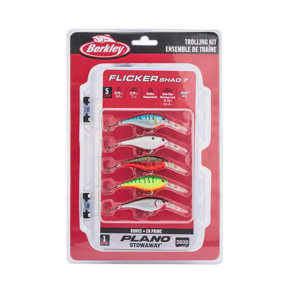 Flicker Shad Trolling Pack