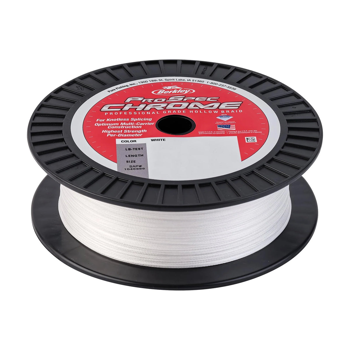 ProSpec Chrome Premium Hollow Braid